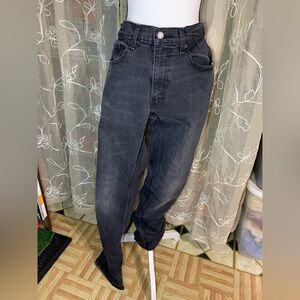 Levi Strauss 559 Black Straight Leg Denim Jeans